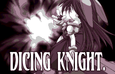 Dicing Knight. (English Translation) Title Screen